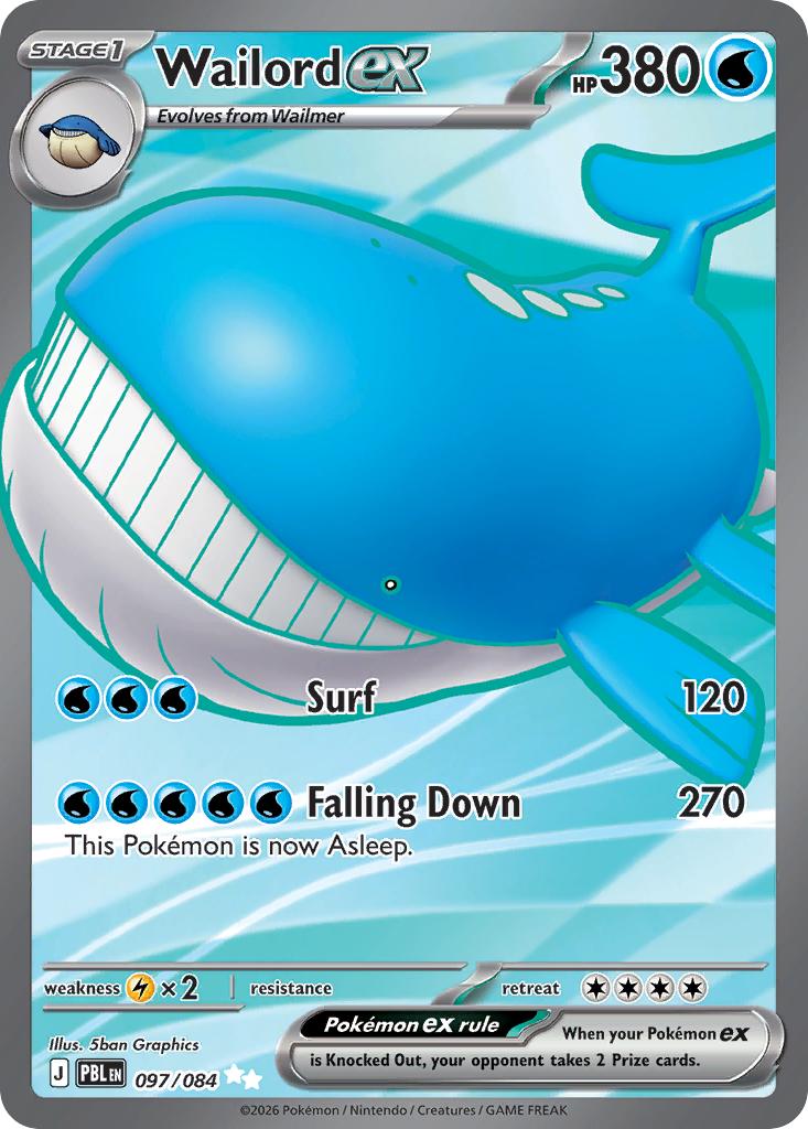 Wailord ex - 097/084 - Ultra Rare [me05-097] [Ultra]