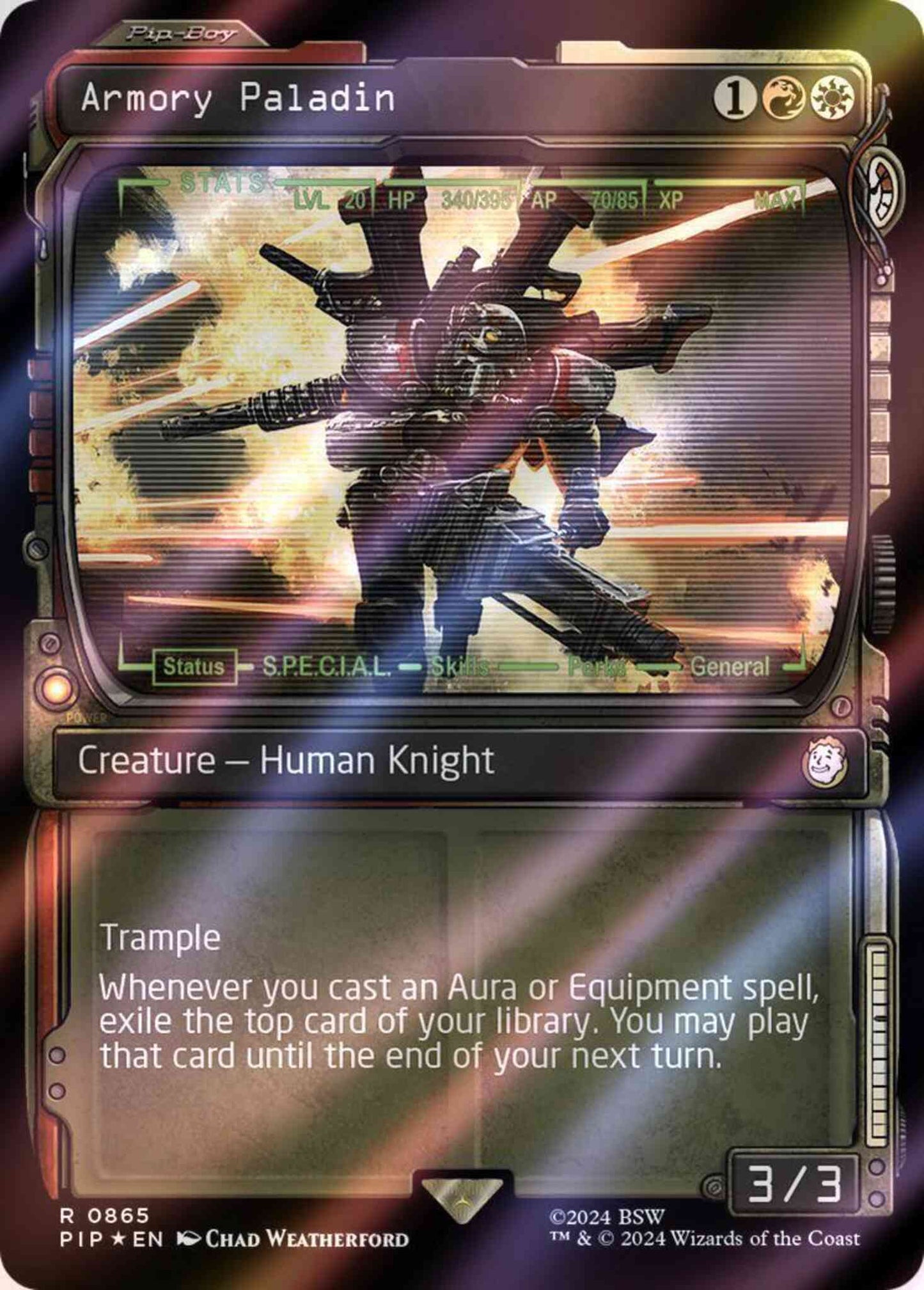 Armory Paladin [865] [Pip-Boy Showcase] [Fallout] [Surge Foil]