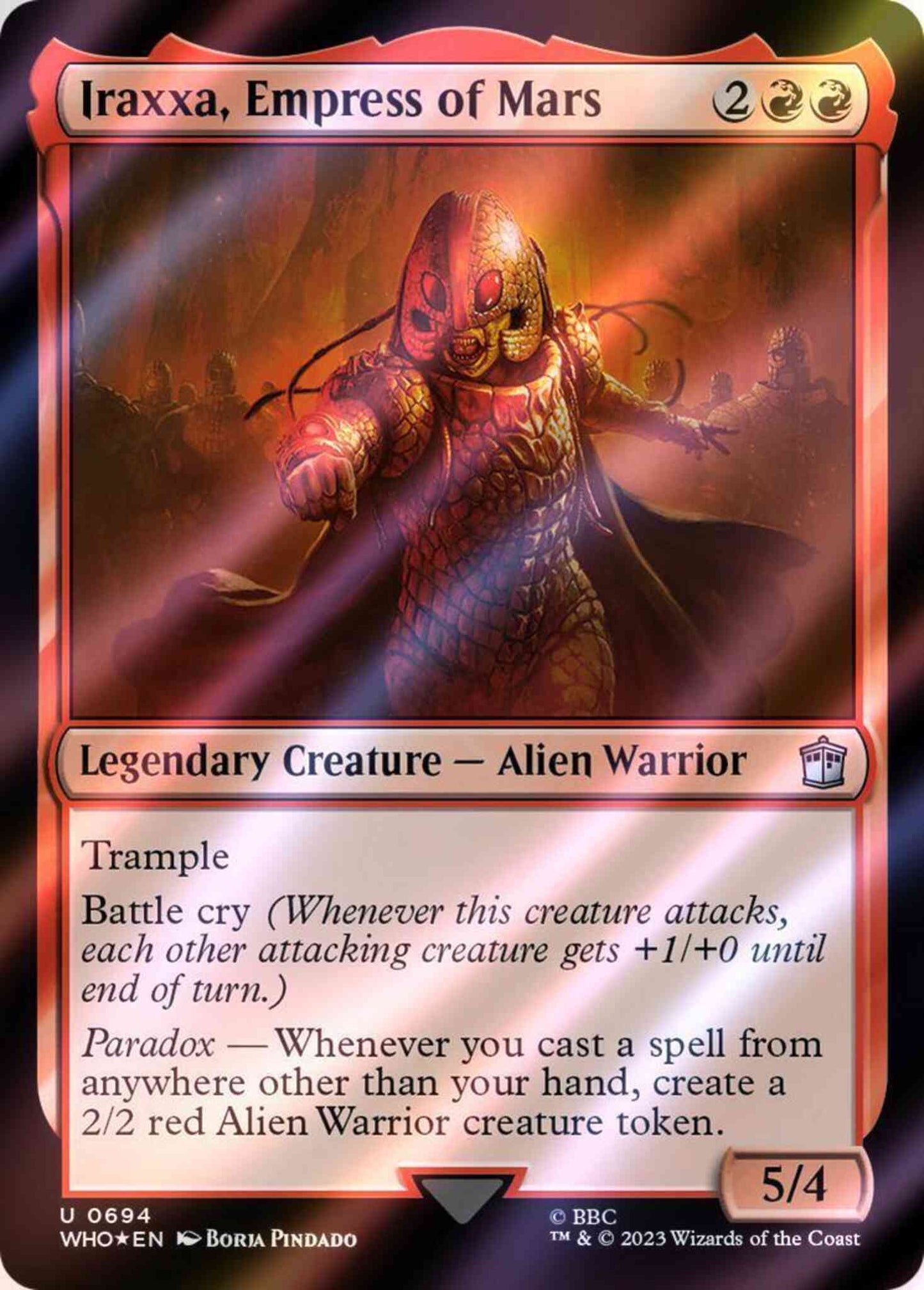 Iraxxa, Empress of Mars [694] [Universes Beyond: Doctor Who] [Surge Foil]