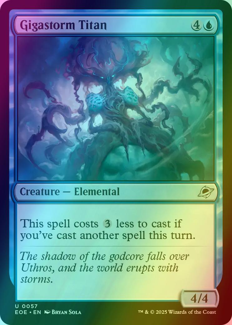 Gigastorm Titan [57] [Edge of Eternities] [Foil]