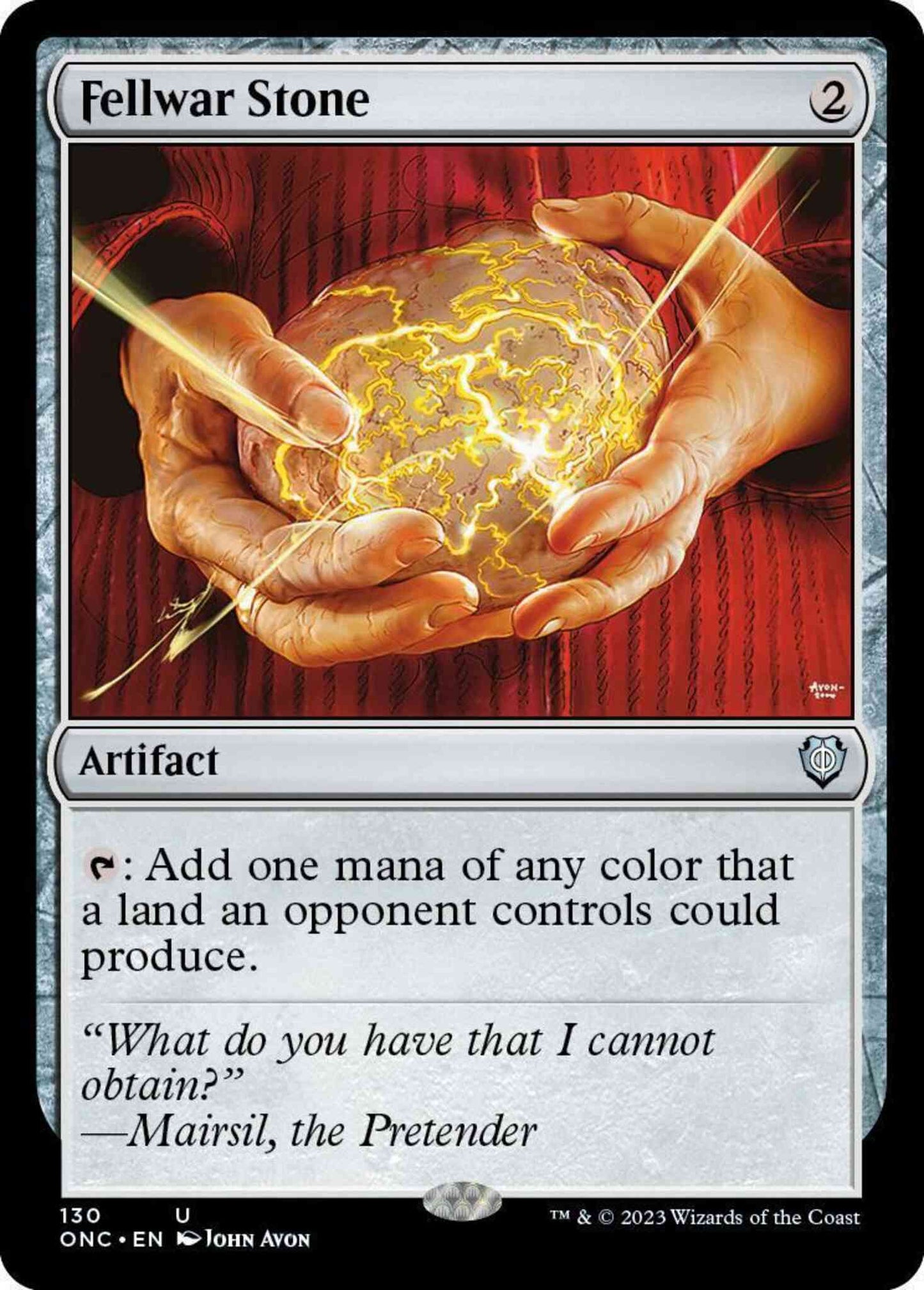 Fellwar Stone [130] [Phyrexia: All Will Be One: Commander] [Non-Foil]