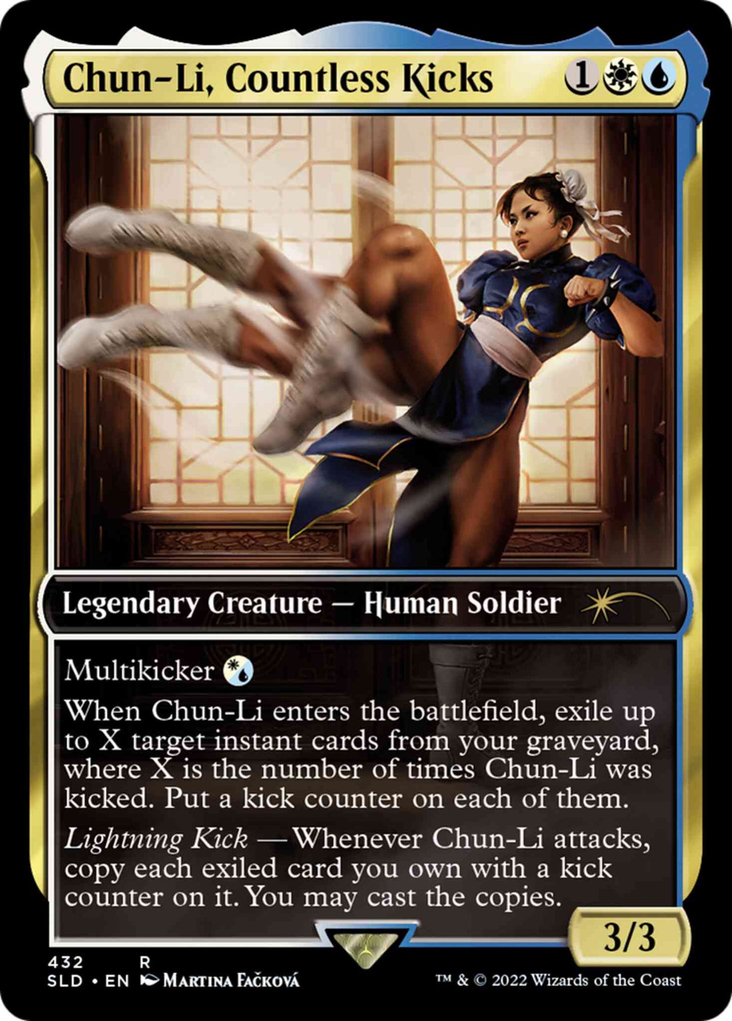 Chun-Li, Countless Kicks [0432] [Street Fighter] [Secret Lair Drop] [Non-Foil]