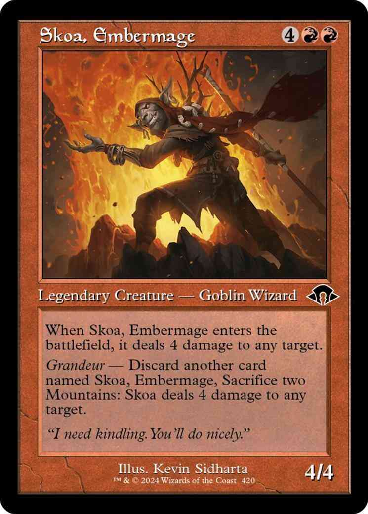 Skoa, Embermage [420] [Retro Frame] [Modern Horizons 3] [Non-Foil]