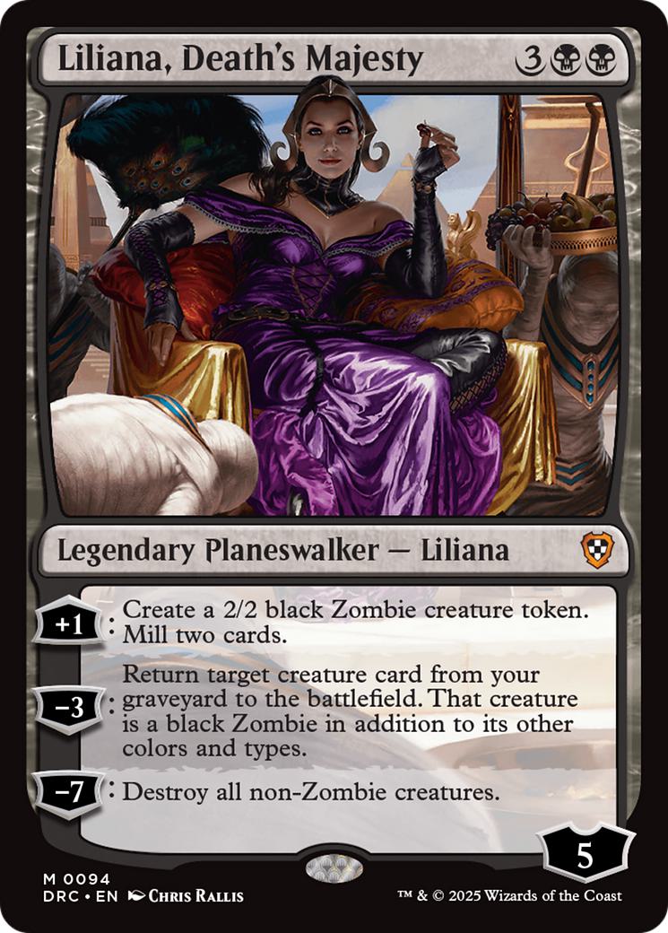Liliana, Death's Majesty [94] [Aetherdrift: Commander] [Non-Foil]