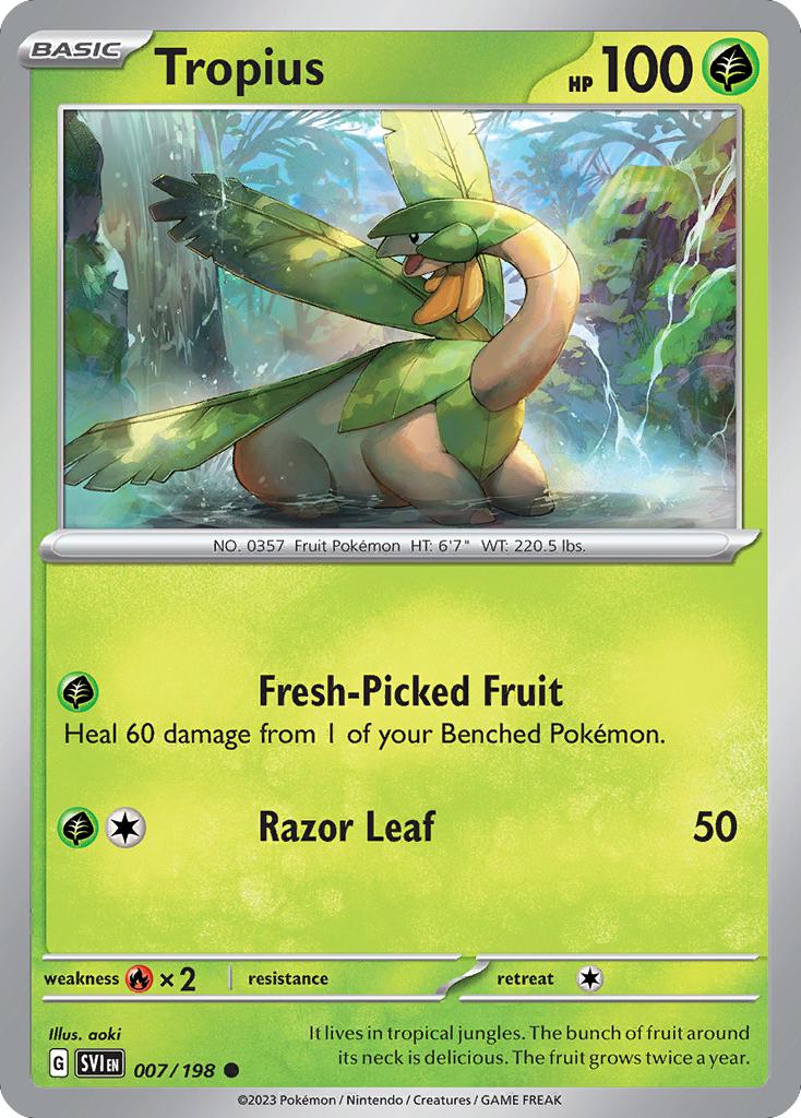 Tropius - 007/198 - Common [sv01-007] [Non-Holo]