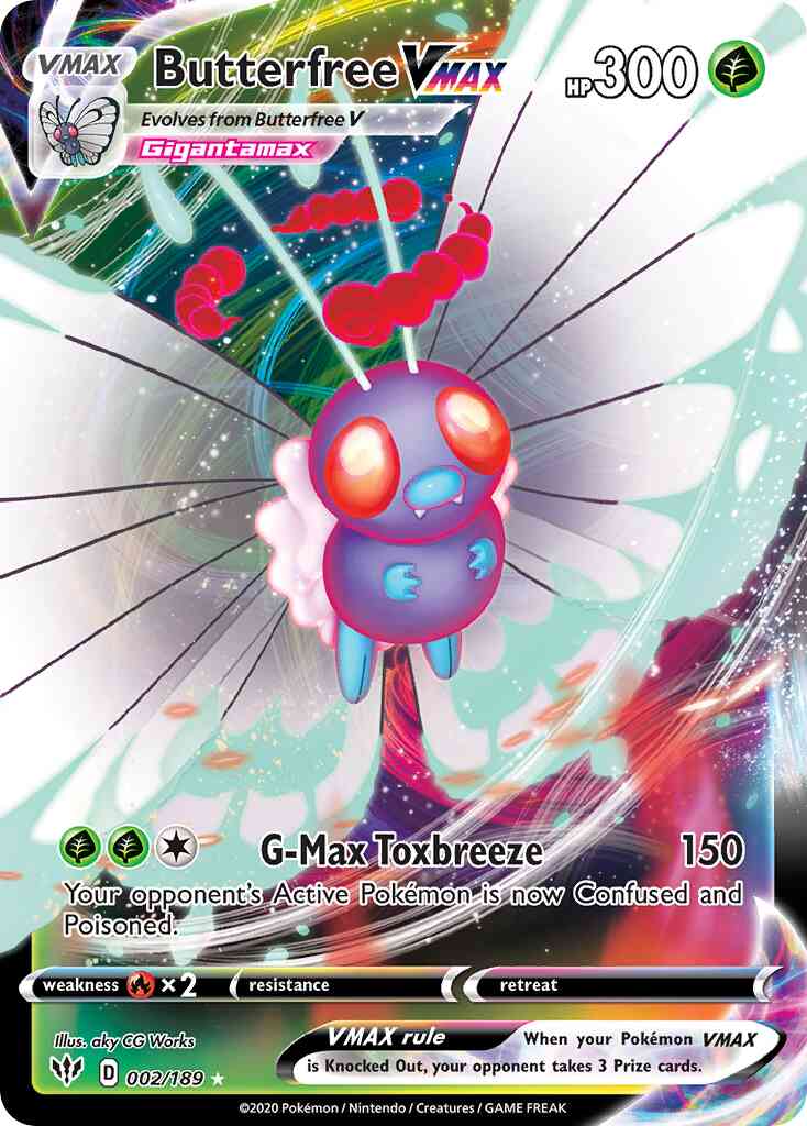 Butterfree VMAX - 002/189 - Rare Ultra [swsh3-002] [Ultra]