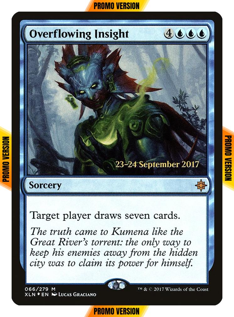 Overflowing Insight [66s] [Ixalan Promos] [Foil]