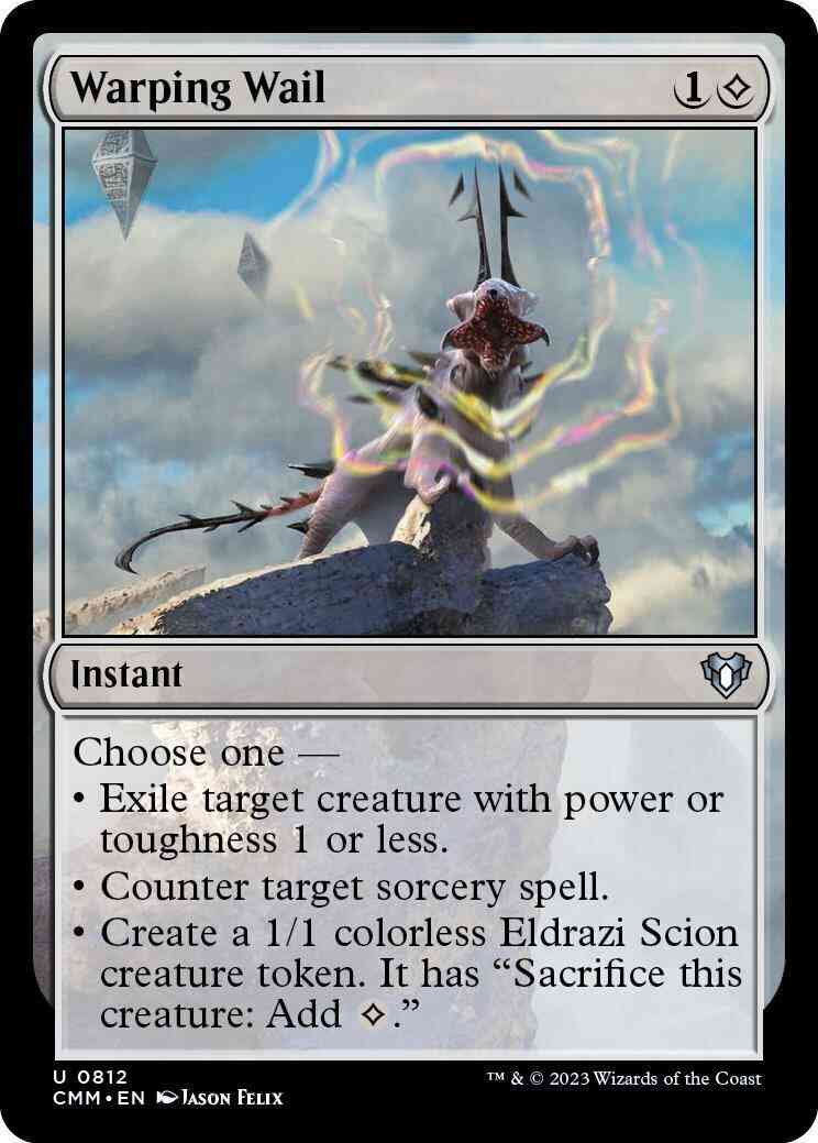 Warping Wail [812] [Commander Masters] [Non-Foil]