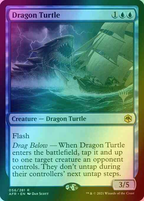 Dragon Turtle [Promo Pack] [56p] [Adventures in the Forgotten Realms Promos] [Foil]