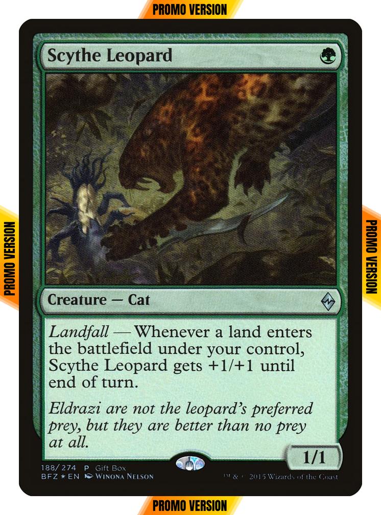 Scythe Leopard [188] [Battle for Zendikar Promos] [Foil]