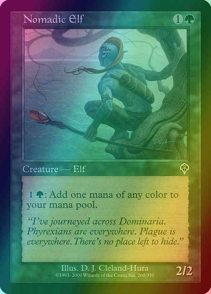 Nomadic Elf [200] [Invasion] [Foil]