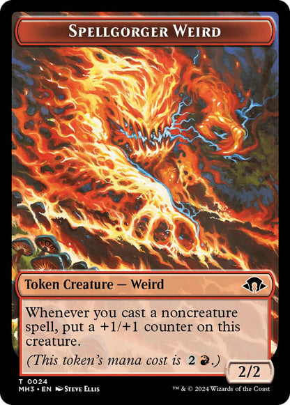 Energy Reserve Token (36) // Spellgorger Weird Token (24) [Modern Horizons 3: Tokens] [Non-Foil]