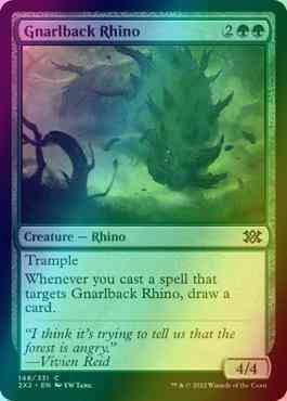 Gnarlback Rhino [148] [Double Masters 2022] [Foil]