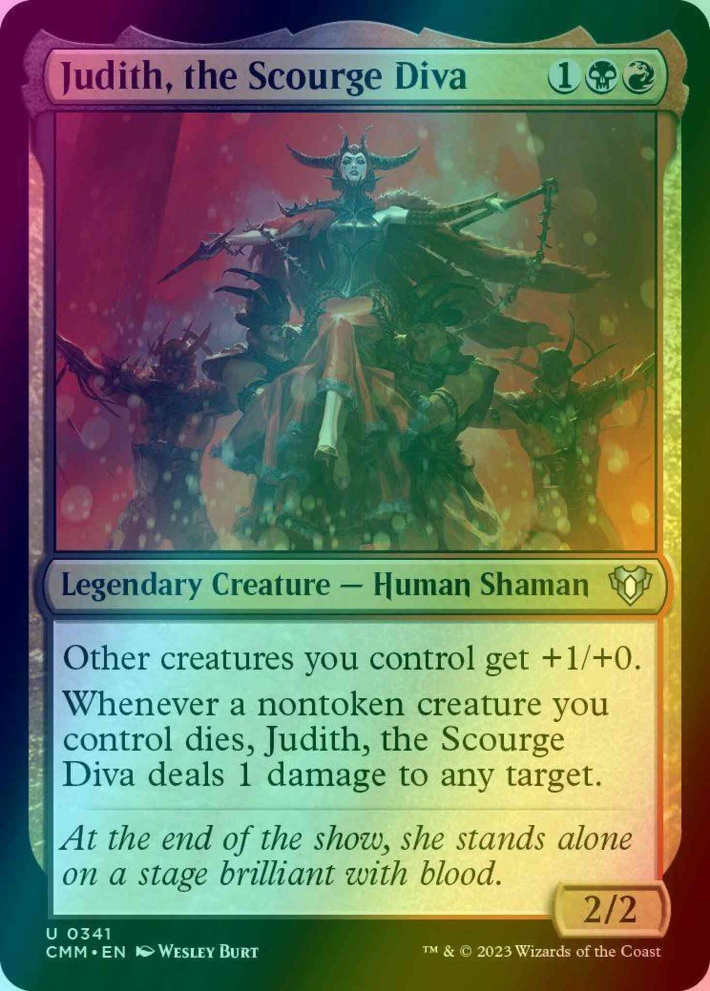 Judith, the Scourge Diva [341] [Commander Masters] [Foil]