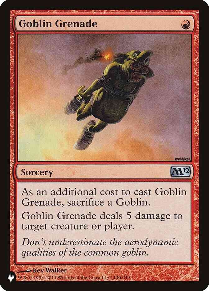 Goblin Grenade [M12-140] [The List] [Non-Foil]