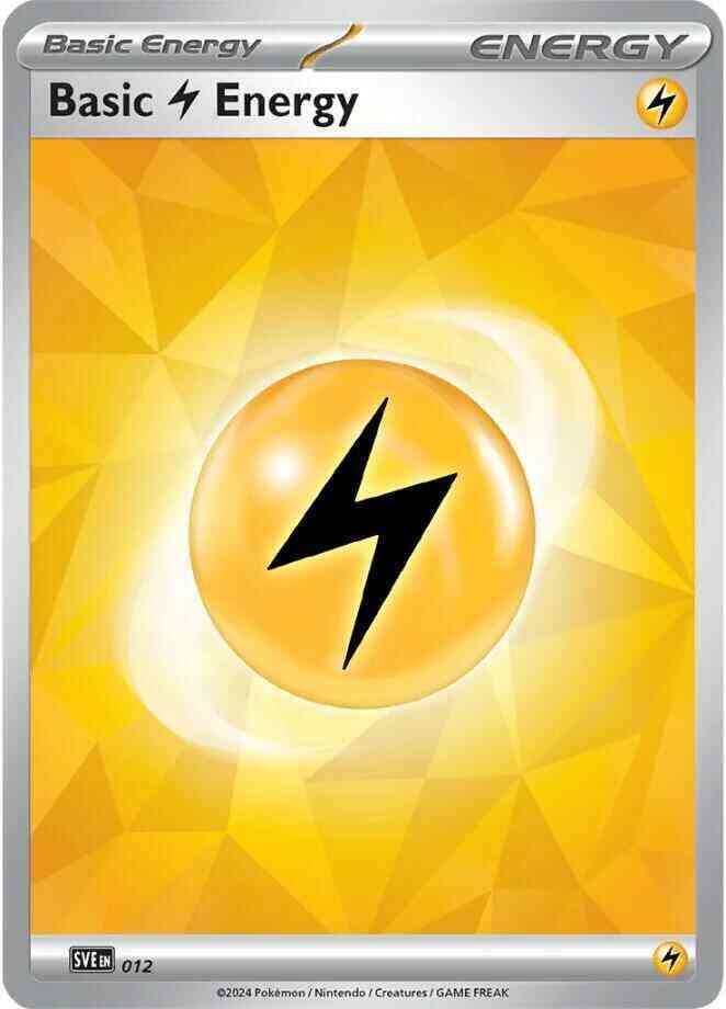 Basic Lightning Energy - 012 - Common [sve-012] [Non-Holo]