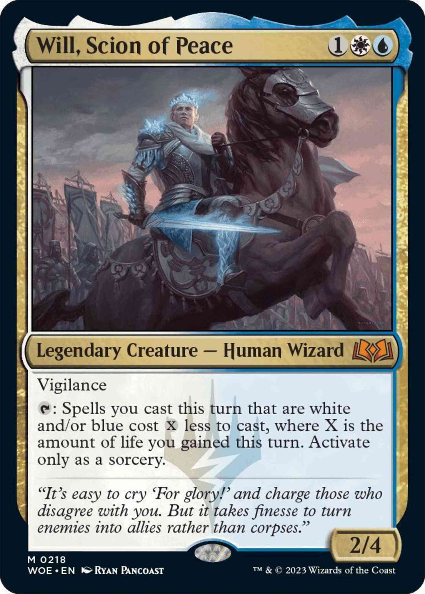 Will, Scion of Peace [218] [Wilds of Eldraine] [Non-Foil]