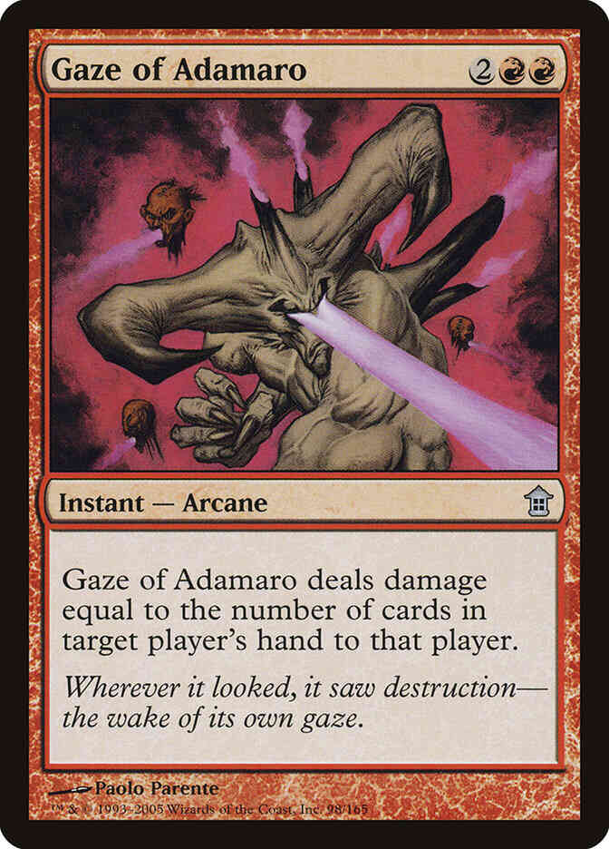 Gaze of Adamaro [98] [Saviors of Kamigawa] [Non-Foil]