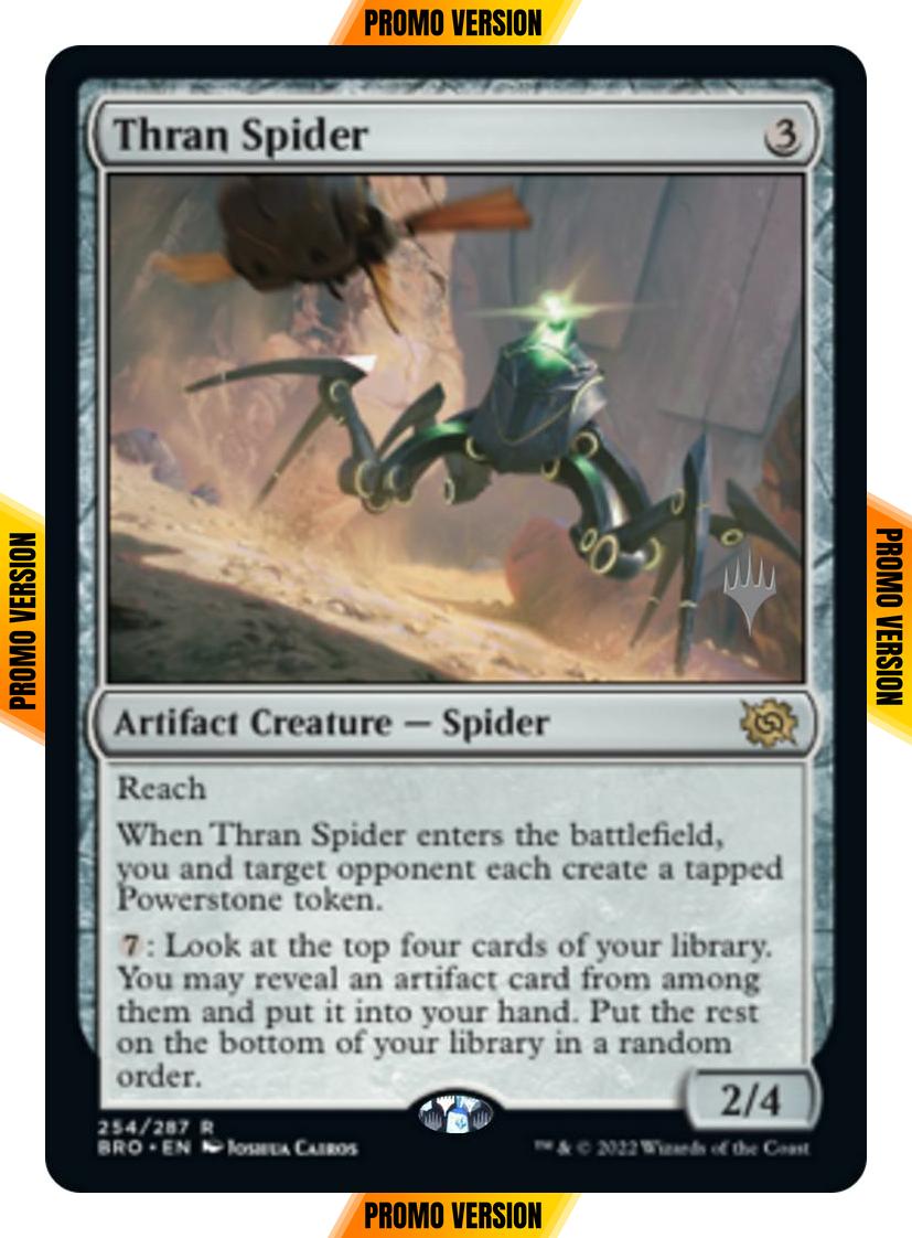 Thran Spider [254p] [Promo Pack] [The Brothers' War: Promos] [Non-Foil]