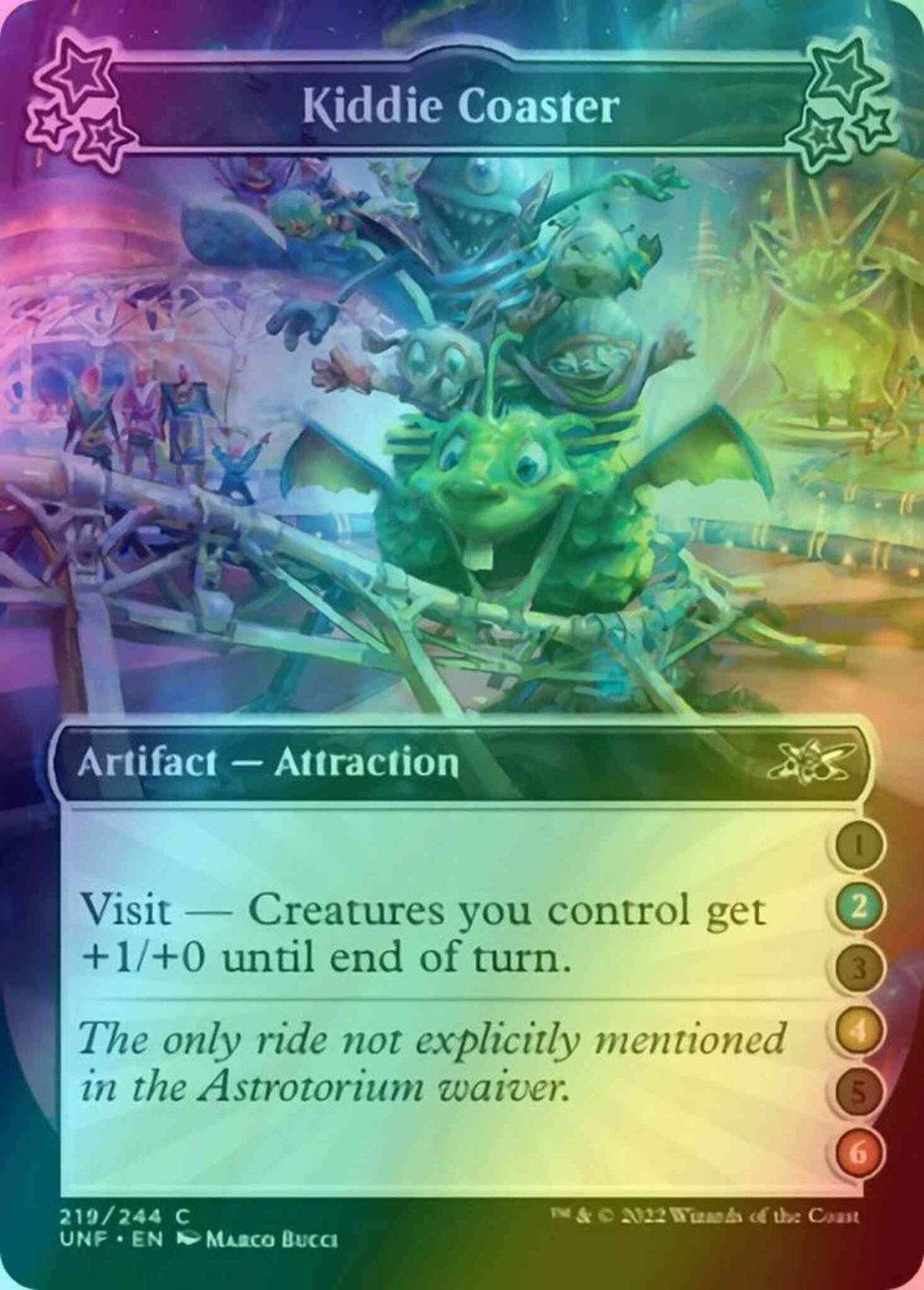 Kiddie Coaster (2/4/6) [219b] [Borderless] [Unfinity] [Foil]