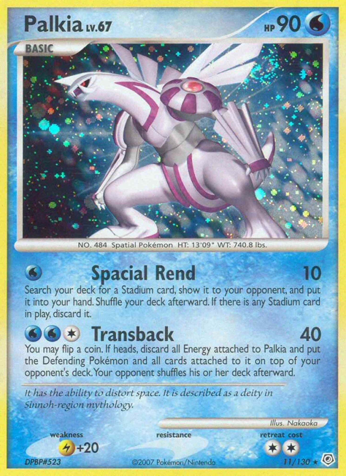 Palkia - 11/130 - Rare Holo [dp1-11] [Holo]