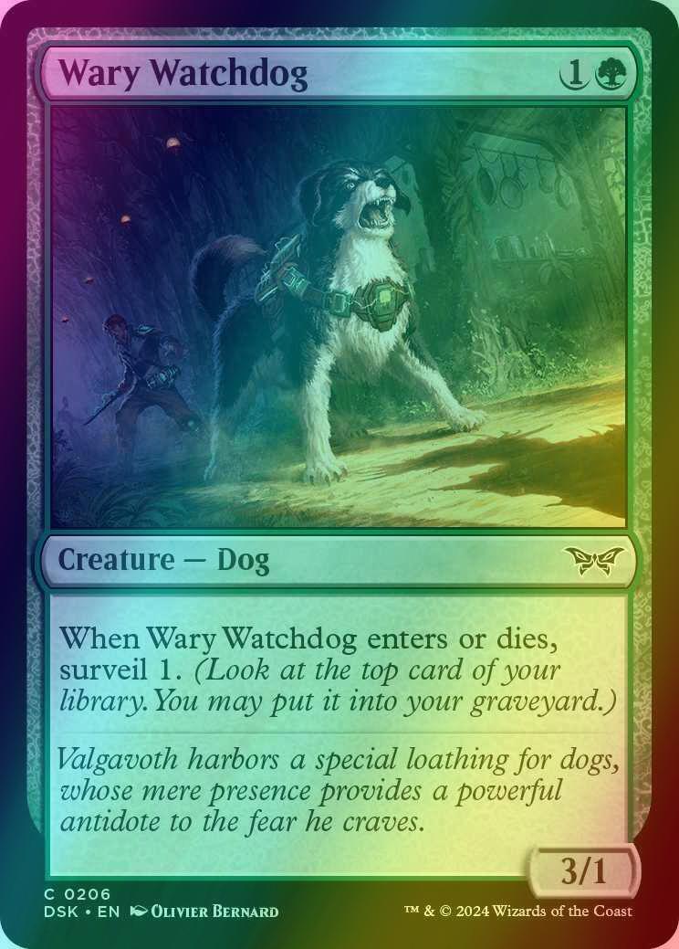 Wary Watchdog [206] [Duskmourn: House of Horror] [Foil]