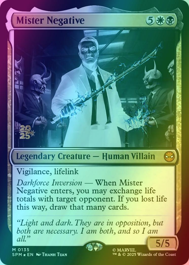 Mister Negative [135s] [Marvel's Spider-Man: Promos] [Foil]