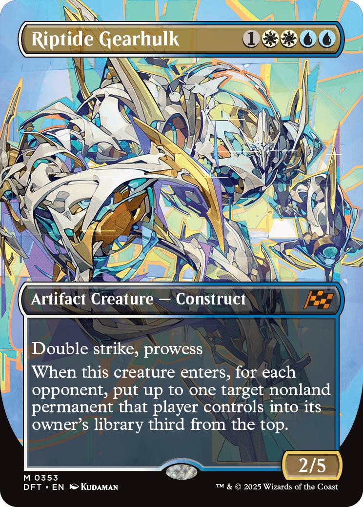 Riptide Gearhulk [353] [Borderless] [Graffiti] [Aetherdrift] [Foil]