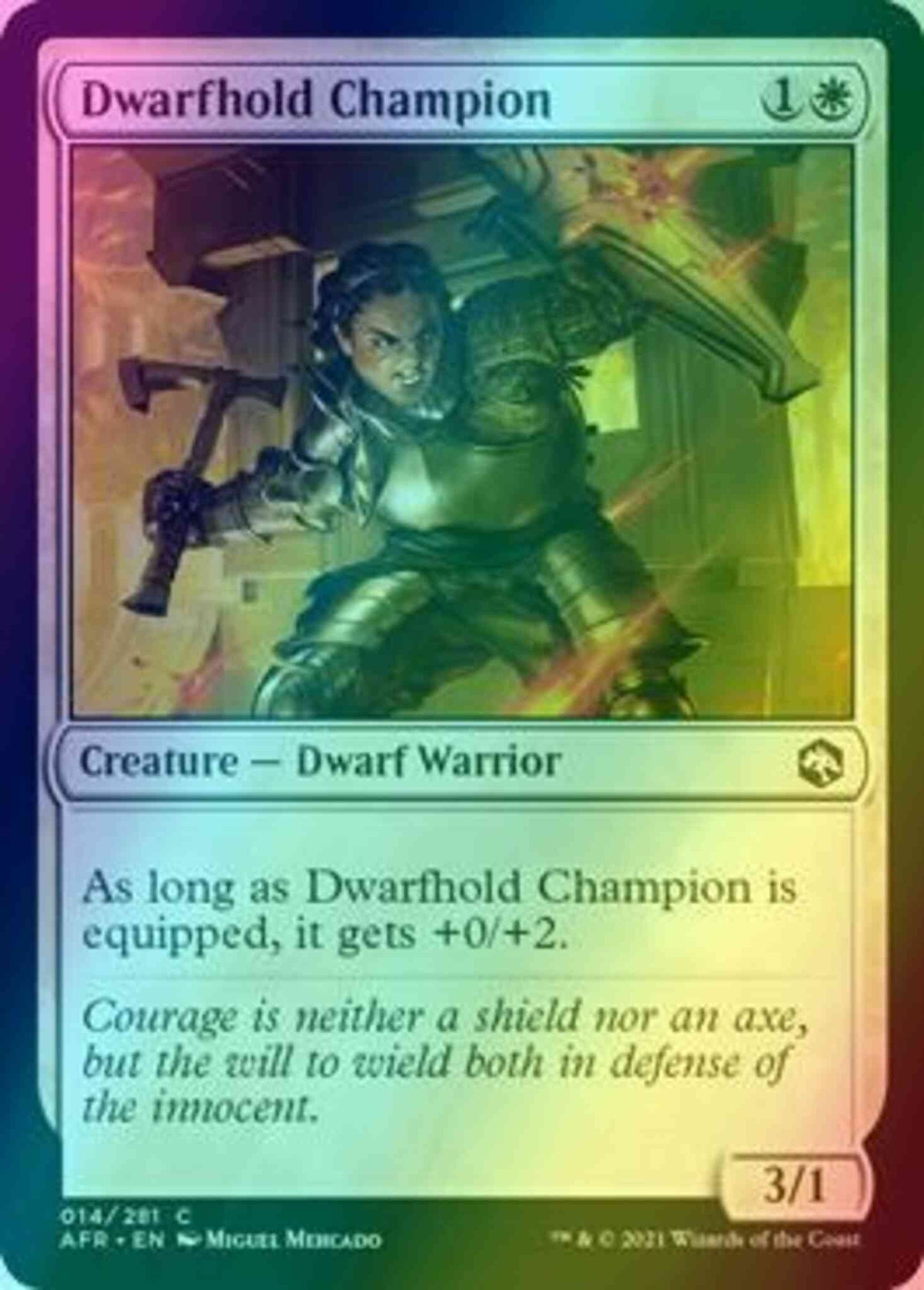 Dwarfhold Champion [14] [Adventures in the Forgotten Realms] [Foil]