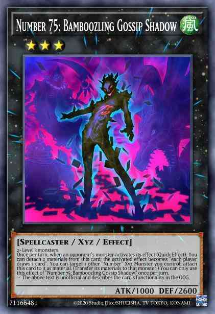 Number 75: Bamboozling Gossip Shadow - TOCH-EN052 - Super Rare - Unlimited