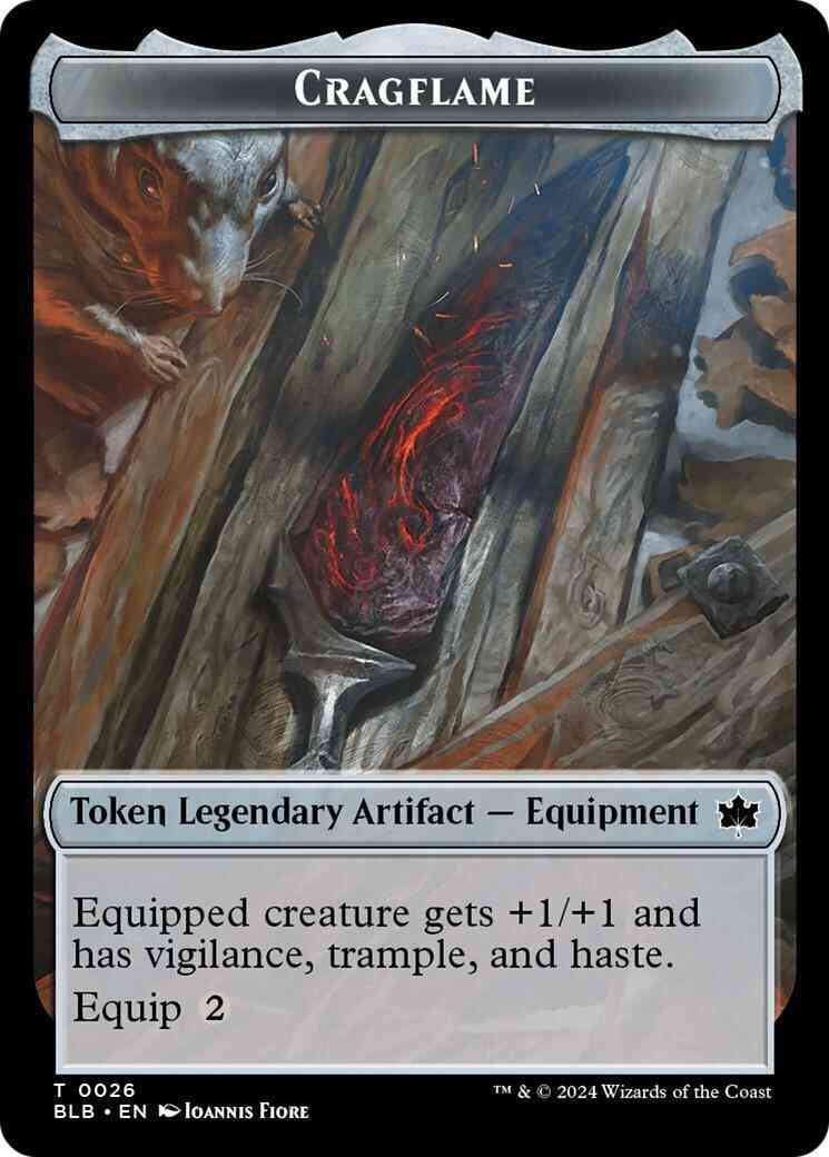 Cragflame Token [26] [Bloomburrow: Tokens] [Non-Foil]