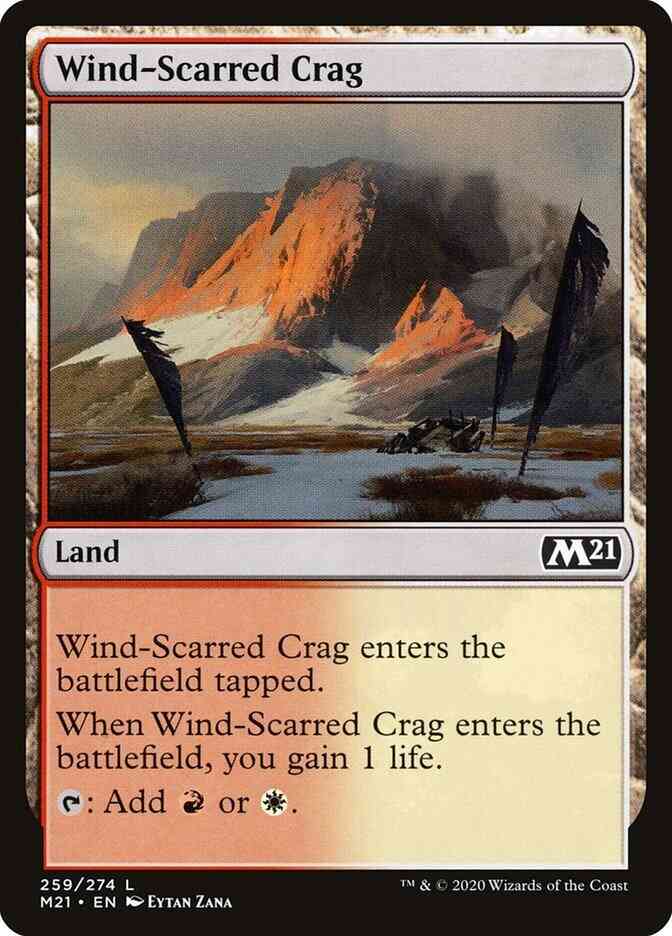 Wind-Scarred Crag [259] [Core Set 2021] [Non-Foil]