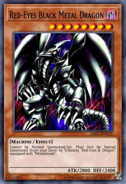 Red-Eyes Black Metal Dragon - FMR-001 - Prismatic Secret Rare - Limited