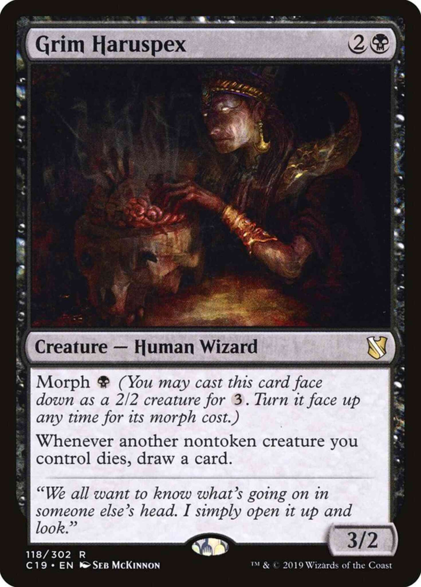 Grim Haruspex [118] [Commander 2019] [Non-Foil]