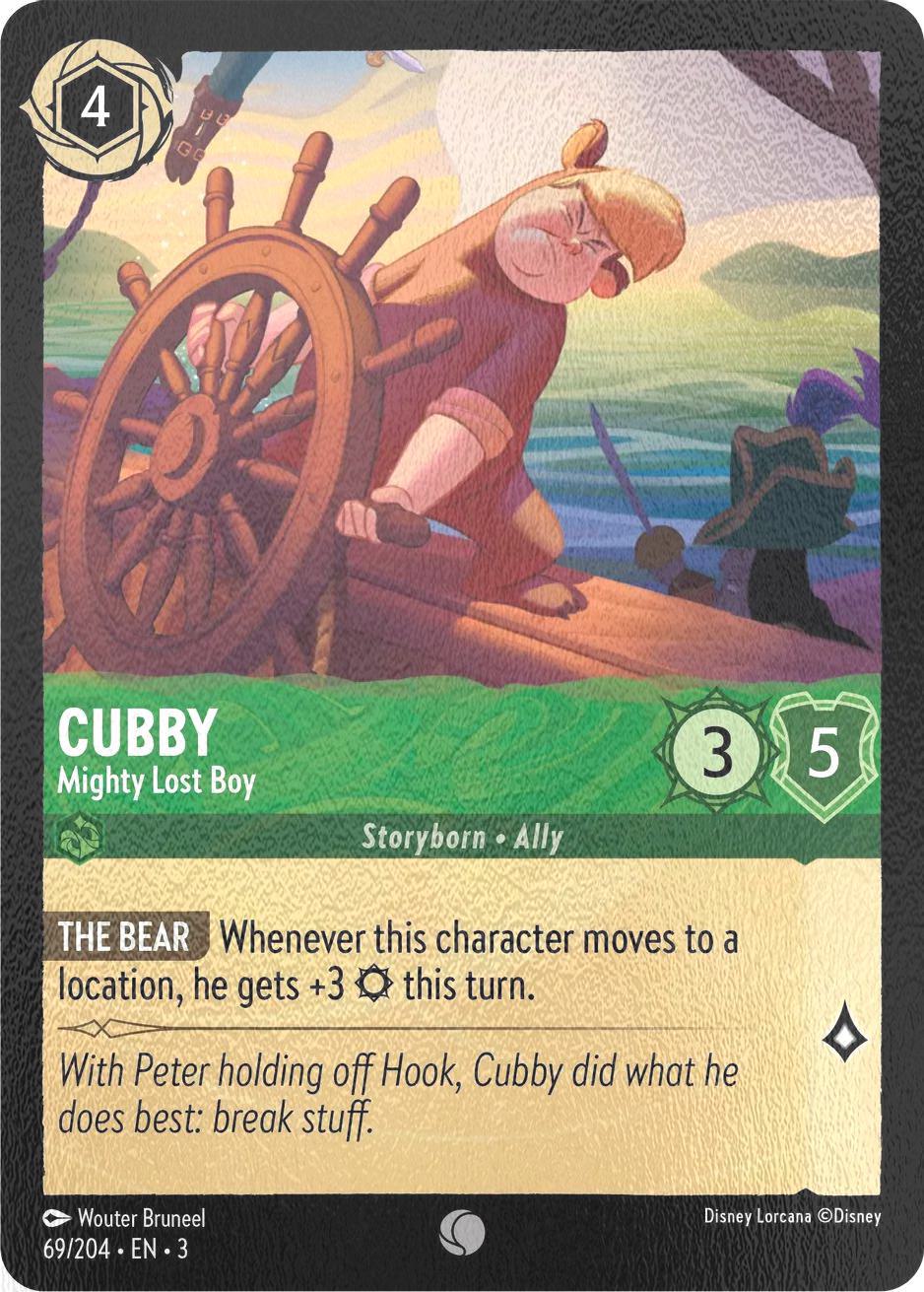 Cubby - Mighty Lost Boy - 69/204 [Into the Inklands] [Cold Foil]