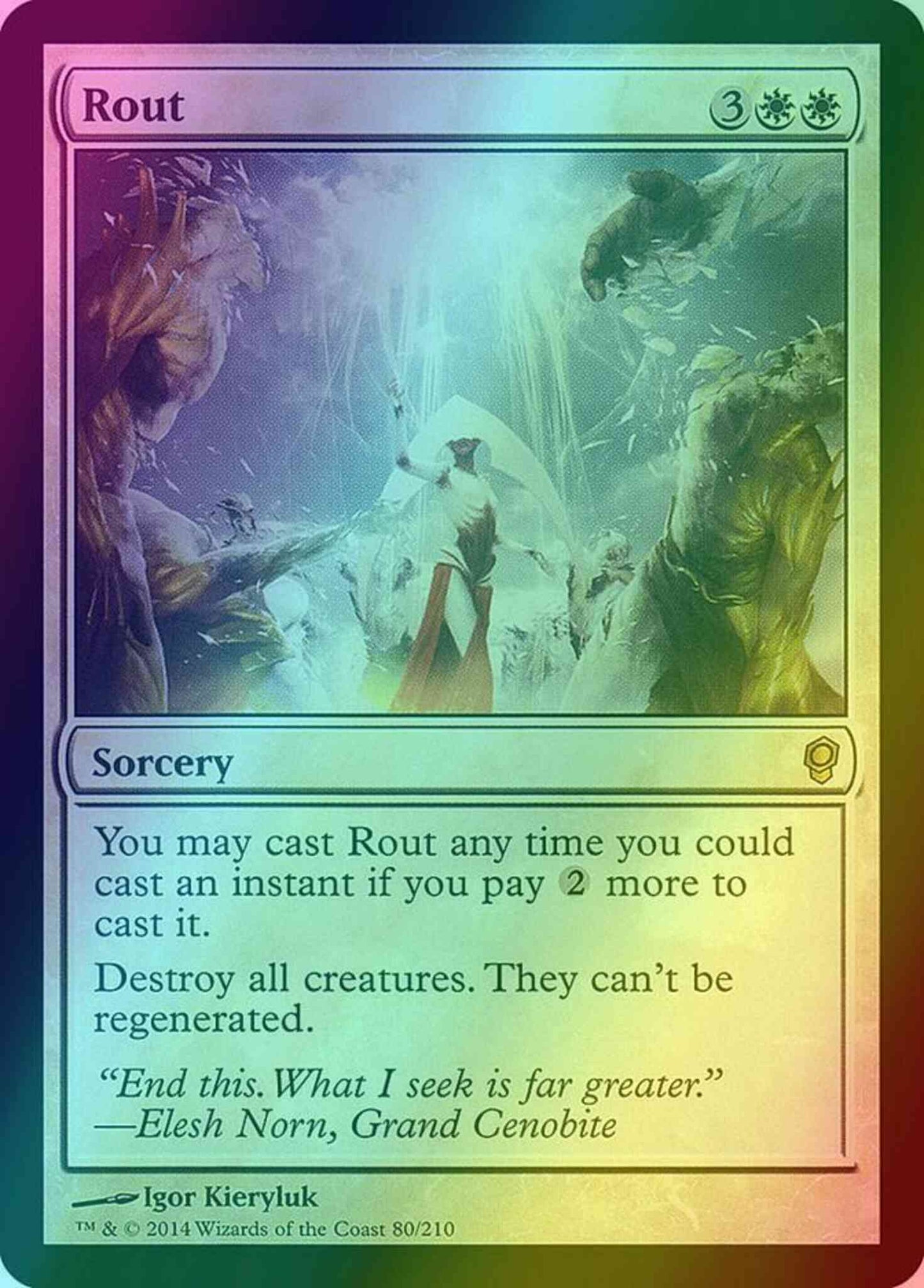 Rout [80] [Conspiracy] [Foil]