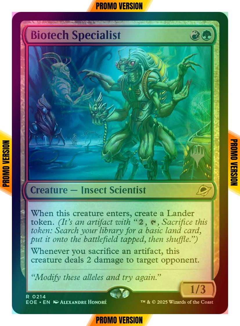 Biotech Specialist [214p] [Promo Pack] [Edge of Eternities: Promos] [Foil]