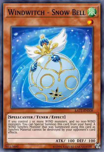 Windwitch - Snow Bell - RATE-EN008 - Ultra Rare - 1st Edition