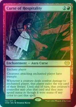Curse of Hospitality [152] [Innistrad: Crimson Vow] [Foil]