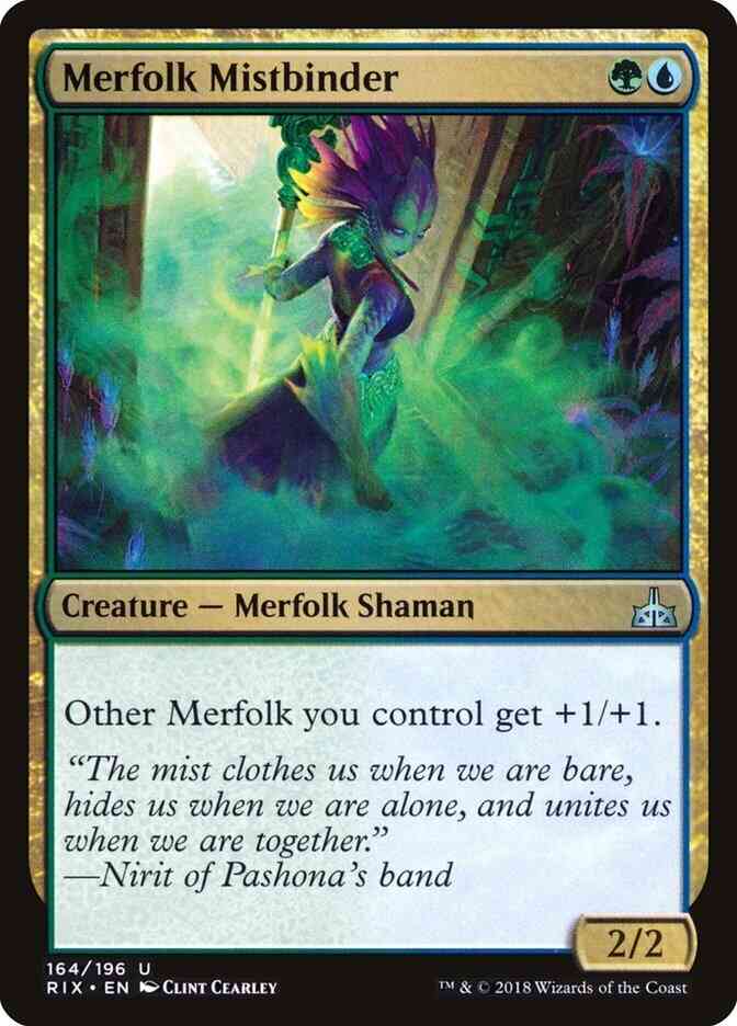 Merfolk Mistbinder [164] [Rivals of Ixalan] [Non-Foil]