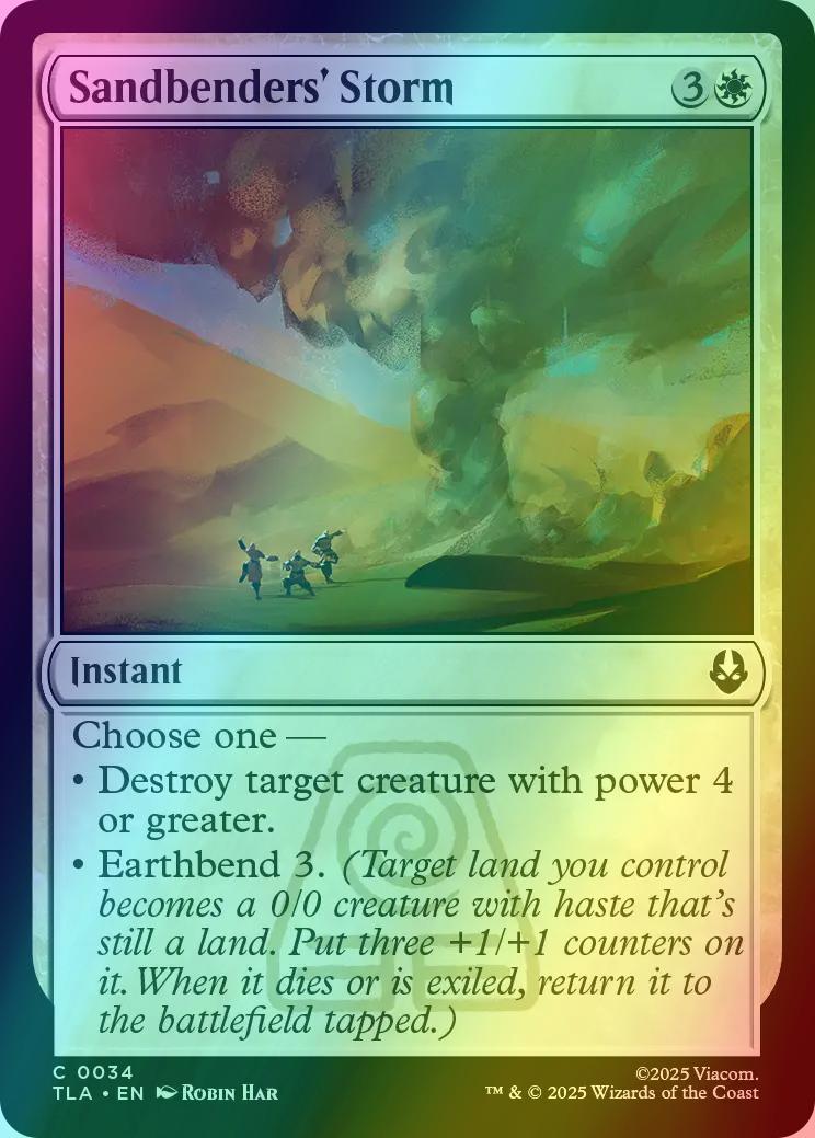 Sandbenders' Storm [34] [Avatar: The Last Airbender] [Foil]