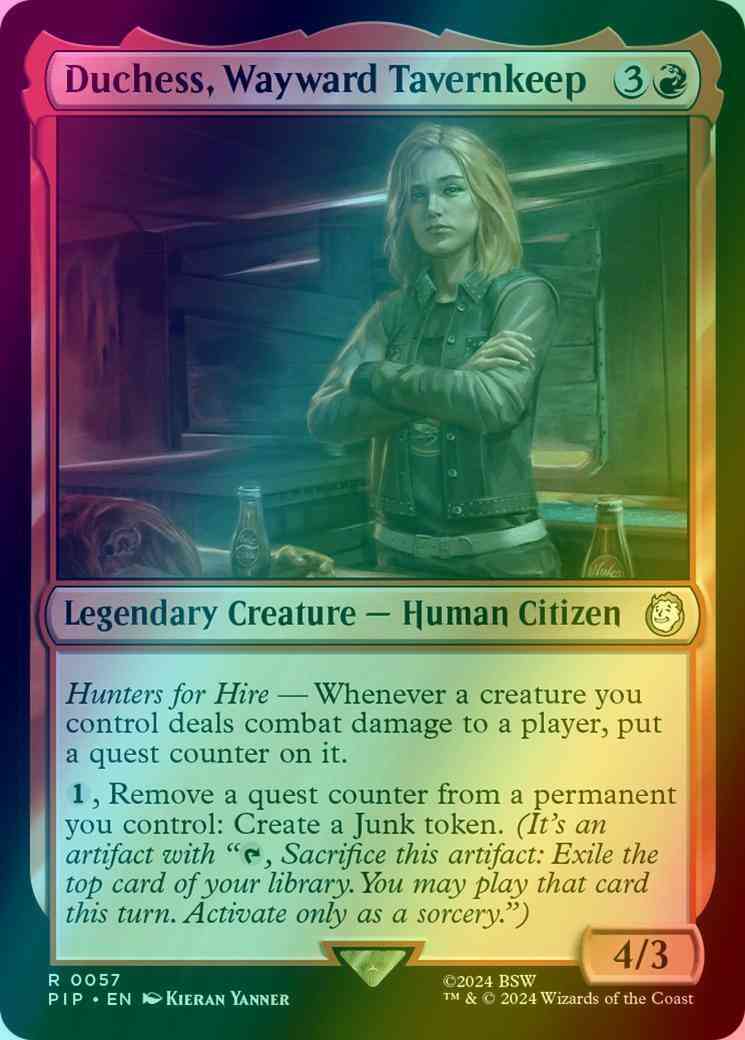 Duchess, Wayward Tavernkeep [57] [Fallout] [Foil]