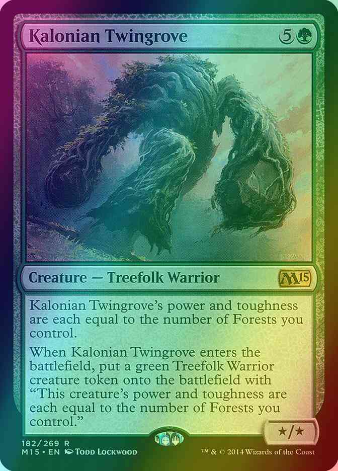 Kalonian Twingrove [182] [Magic 2015] [Foil]