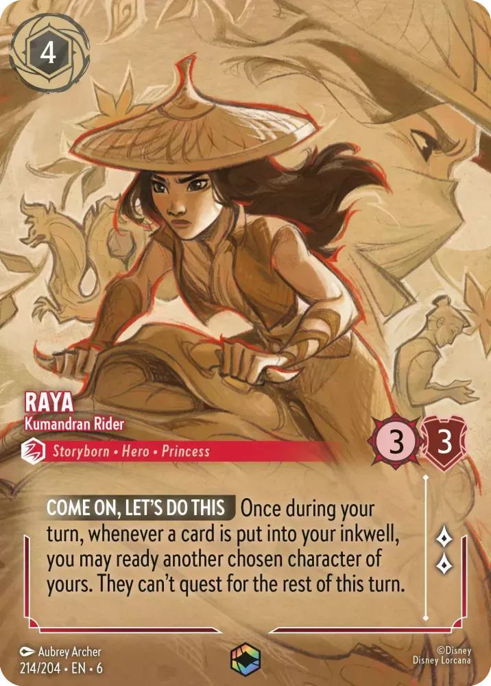 Raya - Kumandran Rider (Enchanted) - 214/204 [Azurite Sea] [Holofoil]