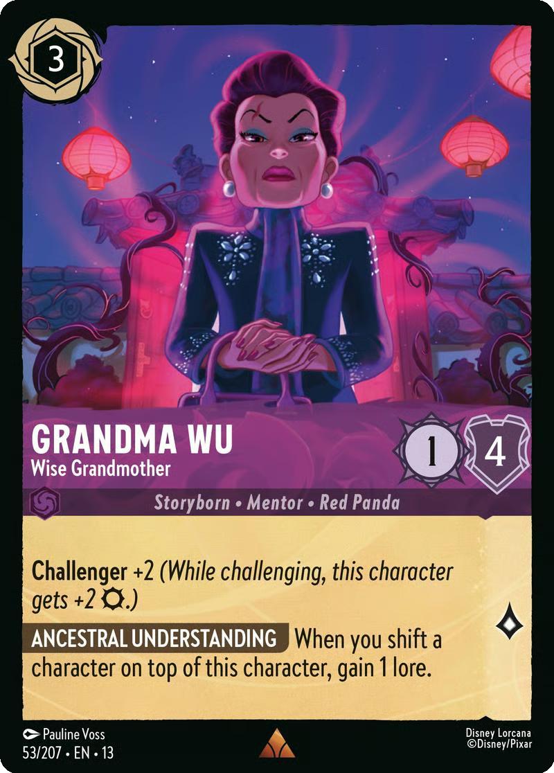 Grandma Wu - Wise Grandmother - 53/204 [Attack of the Vine!] [Non-Foil]
