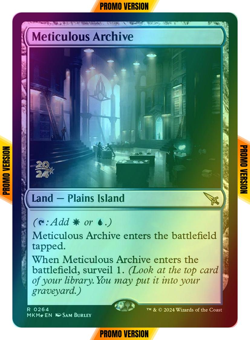 Meticulous Archive [264s] [Prerelease] [Murders at Karlov Manor: Promos] [Foil]