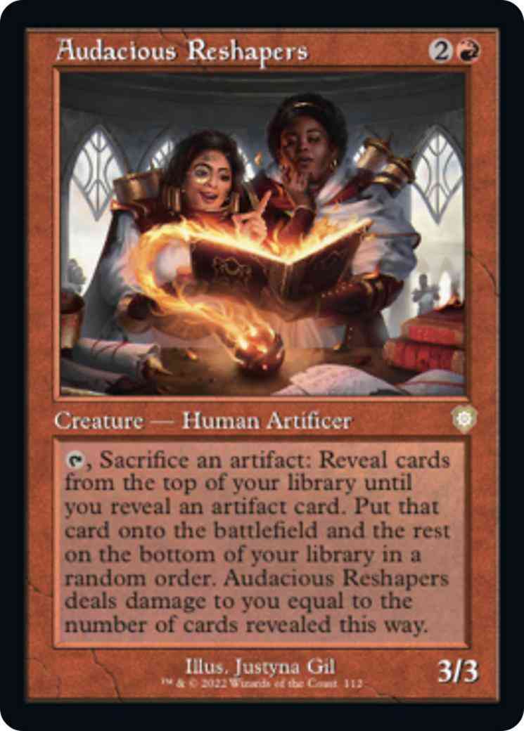 Audacious Reshapers [112] [Retro Frame] [The Brothers' War: Commander] [Non-Foil]