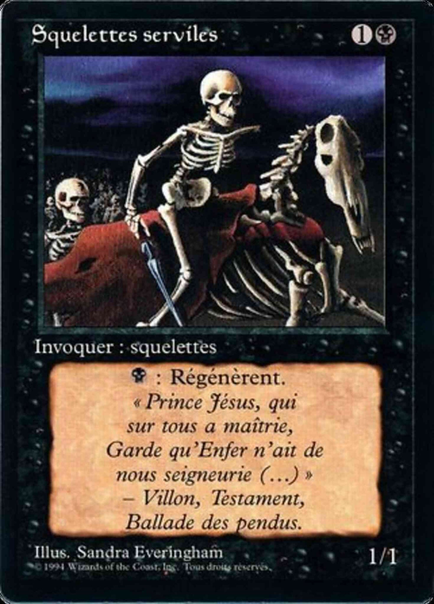 Drudge Skeletons - French [107] [Foreign Black Border: French] [Non-Foil]