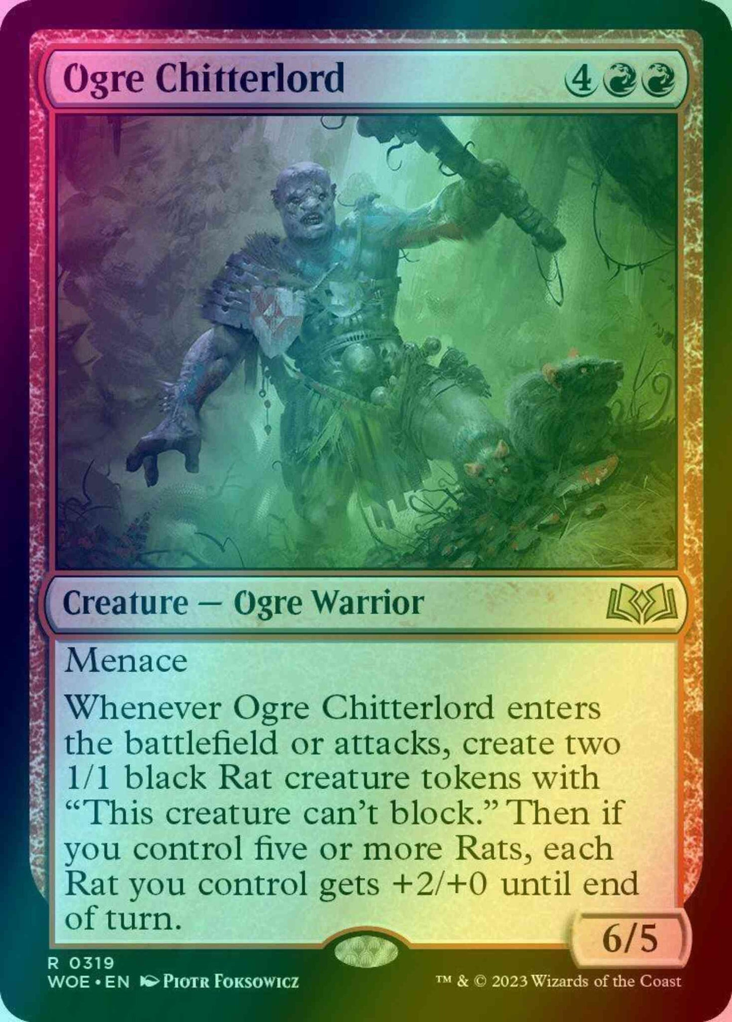 Ogre Chitterlord [319] [Jumpstart Exclusive] [Wilds of Eldraine] [Foil]