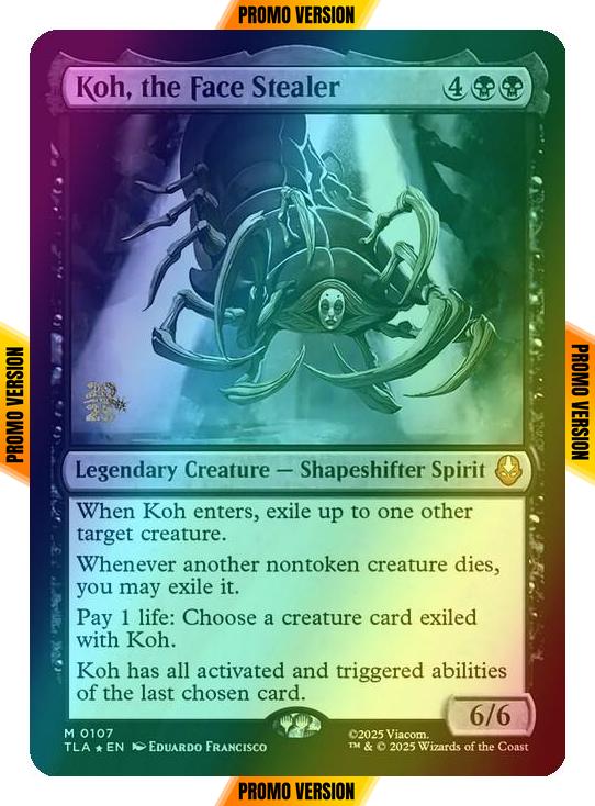 Koh, the Face Stealer [107s] [Prerelease] [Avatar: The Last Airbender: Promos] [Foil]